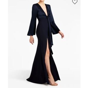 Cinq à Sept Navy Maxi Dress